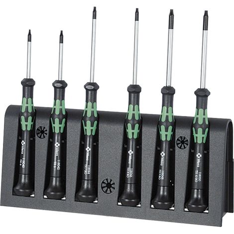 Wera Elektronik-Schraubendreher-Satz, für TX, Kraftform Micro, 6-teilig (1/2)