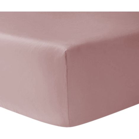 Drap housse coton 90 x 190 cm - Taupe