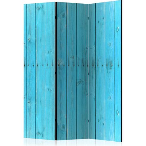 Paravent 3 Volets "The Blue Boards" 135x172cm (1/2)