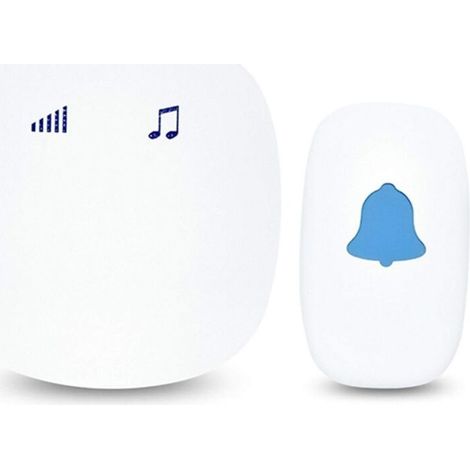Sonnette tactile sans fil avec 35 mélodies, volume réglable sur 5 niveaux, haut-parleur intégré, installation facile (1/4)