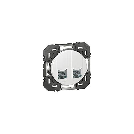 Legrand Enchufe RJ45 Doble Blanco Gigabit Ethernet