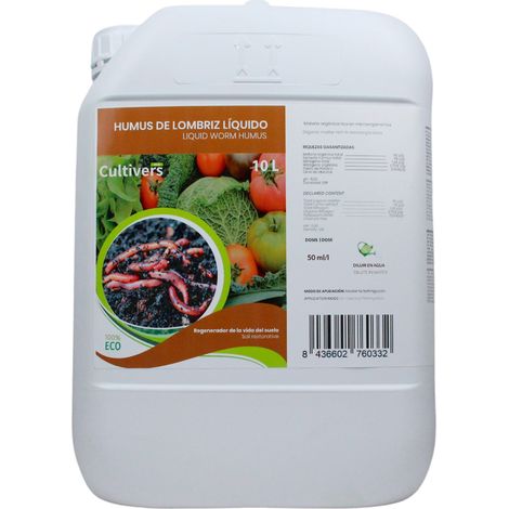 Kultiver Humus des echolischen Lombriz 10 l