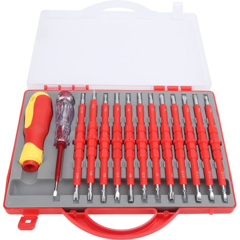 Kit tournevis magnétique à double extrémité, embouts isolés forme spéciale pour outils de bricolage (1/5)