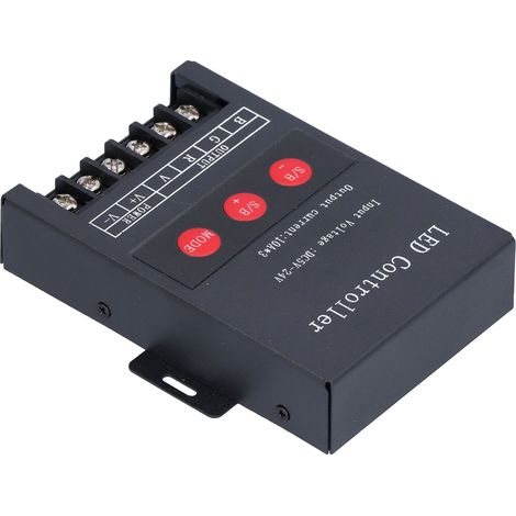 Contrôleur LED RGB numérique PWM pour bandeau lumineux multicolore projet avec télécommande 5V-12V-24V (1/5)