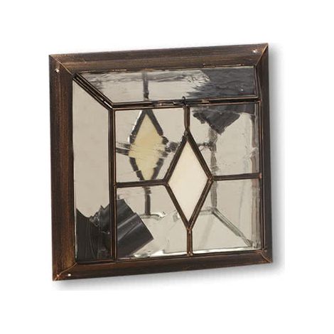 Califa Lampada da Soffitto Grande Oro Antico/Beis 2xE27 (11x29x29cm)