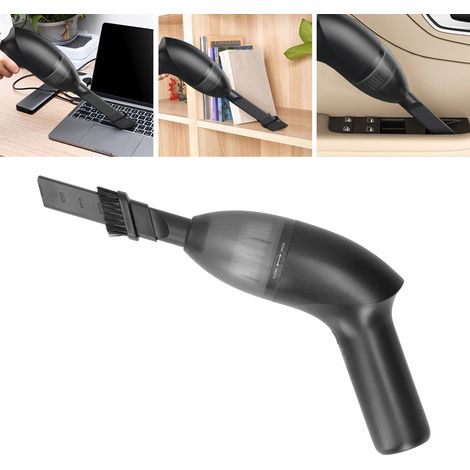 Aspirateur multifonctionnel mini balai à forte aspiration pour voiture, étagère, bureau (1/5)