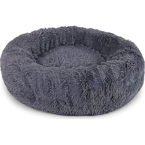(S) Panier rond gris foncé 40 cm Ø Coussin pour chien Panier pour chat Donut (1/5)
