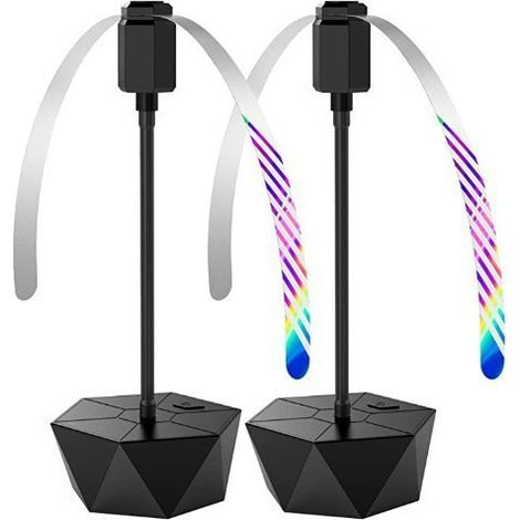 Répulsif Anti Mouches avec Chargement USB - Ventilateur Anti Moustiques sans Utiliser de Produits Chimiques Ventilateur Anti Mouches pour Voler Profitez de Vos Repas en Plein Air (2 pièce) (1/5)