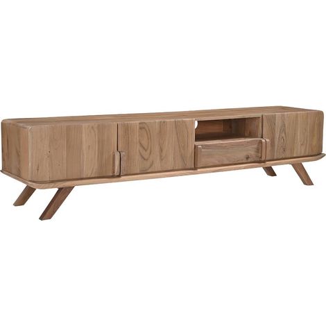 Meuble TV en bois d'acacia 190cm Vinnie (1/5)