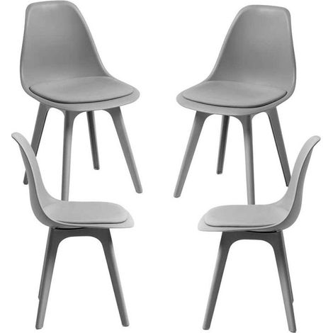 Packs Sillas Comedor - Pack 4 Sillas Dami Suprym - Gris oscuro (1/5)
