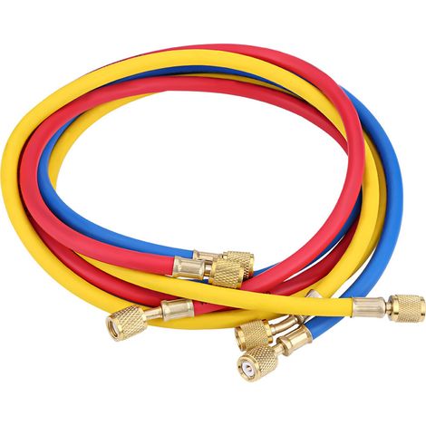 Manomètre de Climatisation R134a avec Tuyau de Charge de 5 Pieds et Outils (1/5)
