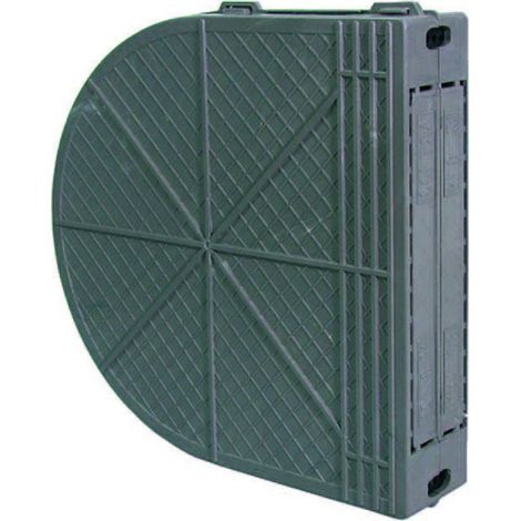 Scatola avvolgitori in plastica - Specifiche: interforo cm 16,5 dim.ingombro cm 19x4,5x19 - 5 pz