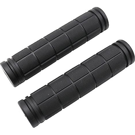 2 Stück Fahrradlenkergriffe, Gummigriffe, 22 mm, für MTB, Rennräder und Tourenräder (schwarz)