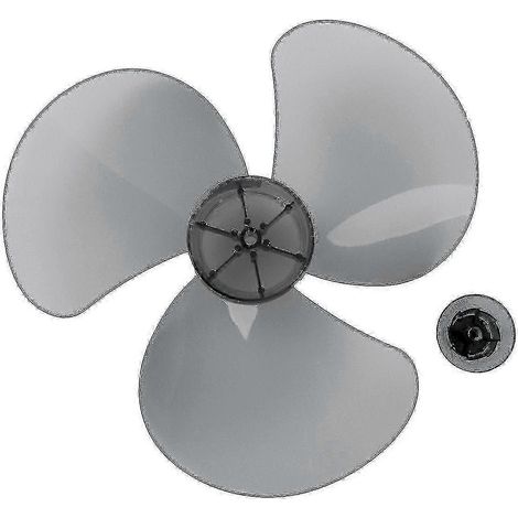 Pale de ventilateur en plastique - Trois/cinq pales - Cache-écrou inclus (1/4)