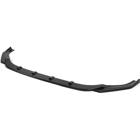 Lèvres Déflecteur Avant Style Maxton pour VW Golf R MK7.5 2017-2020, Kit Spoiler Pare-chocs en ABS Noir Brillant, Compatible Remplacement (1/5)
