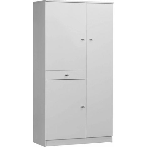 1PZ MOBILE 3 ANTE +1 CASSETTO 77X34X147 BIANCO LACCATO 322TL
