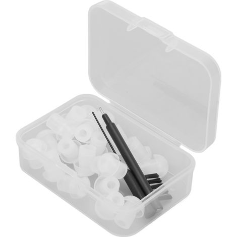 Embouts auriculaires pour appareils auditifs, bouchons d'oreille, casques antibruit, brosses de nettoyage pour appareils auditifs, outils et accessoires, et boîtes de rangement (1/5)