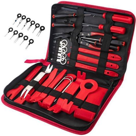 Kit Outils Démontage Garnitures Automobile - 30 Pièces - Nylon Antichoc - Pour Intérieur Voiture - 30 Unités (1/4)