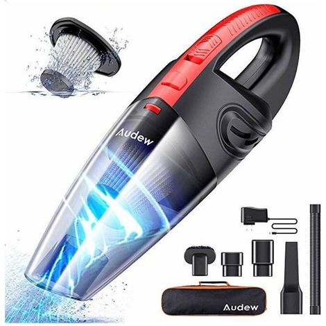 Aspirateur à main Aspirateur Voiture sans fil 3500Pa 120W 29000-31000 tr/min USB rechargeable portable (1/5)