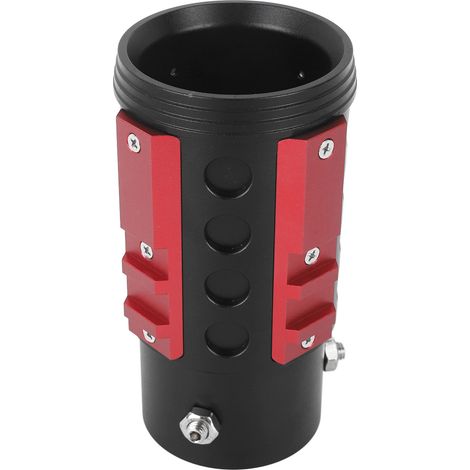 Embout d'échappement 63mm réducteur de bruit, tuyau robuste pour Jeep Wrangler, adaptable sur tubes de 38 à 63mm, couleur rouge, silencieux sportif. (1/5)