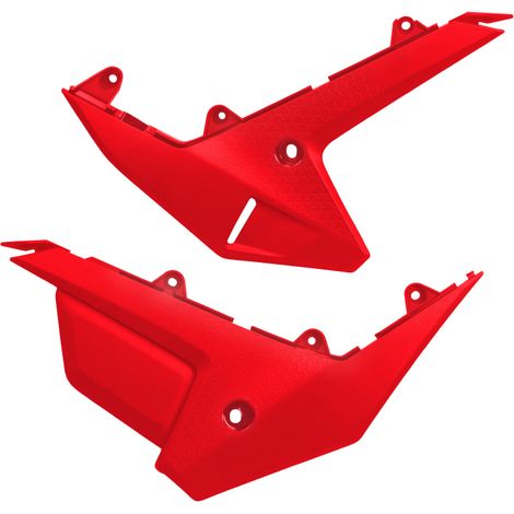 Coperture laterali inferiori posteriori UFO 2024/11 per Honda CRF 250R / 450R '25 rosse