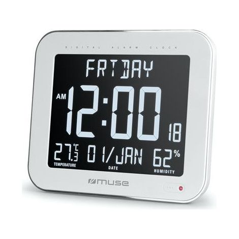 - Horloge digitale - Ecran LCD - Rétro-éclairage automatique - Affichag MUSE - M090WMC (1/3)