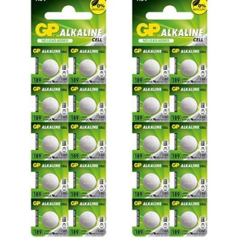 .20 Piles GP 189/LR1130/G10/LR54/AG10.