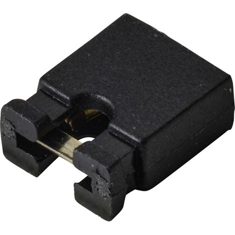 TRU COMPONENTS TC-13537788 Shunt Pas: 2.54 mm Nombre de pôles par rangée:2 Contenu: 1 pc(s) (1/3)