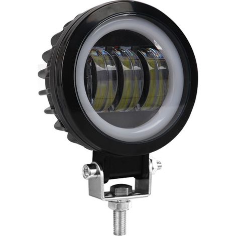 Runde LED-Scheinwerfer mit 10 cm Durchmesser für Motorräder, Geländefahrzeuge, Quads und SSVs, wasserdichte Arbeitsscheinwerfer, Nebelscheinwerfer und Tagfahrlichter (1/5)