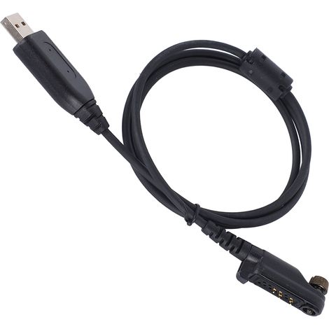 Câble de programmation USB PC152 pour talkie-walkie (écriture de fréquence) compatible avec les radios portables numériques Hytera PDT DMR HP680, HP700 et HP780. (1/5)