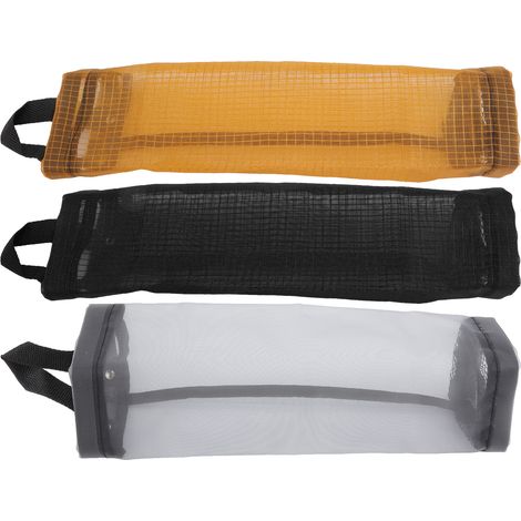 Großer Einkaufstaschenhalter, strapazierfähig und transparent, aus Polyester, platzsparend, ideal für Zuhause und Küche (gelb). (1/5)