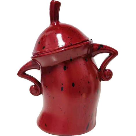 Boîte de conservation hermétique pour la cuisine, rouge, jolie boîte alimentaire avec couvercle, décoration originale et amusante (1/5)