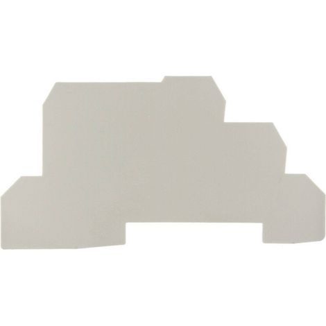 Flasque de fermeture et plaque intermédiaire Weidmüller WAP WDL2.5 1067800000-1 1 pc(s)