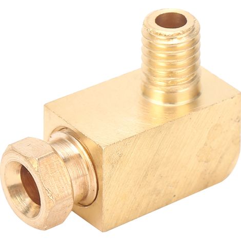Raccord de tuyau en laiton, angle droit fileté, raccord industriel tubulaire mâle, PL406, connexion étanche pour plomberie (1/5)