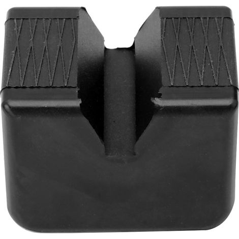 Bloc support cric caoutchouc noir 4.3x6 cm universel levage point protection châssis auto 1 pièce (1/5)