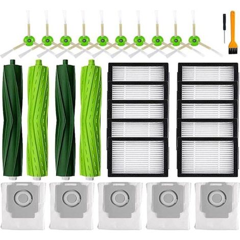 Ersatzteilset für iRobot Roomba Staubsaugerroboter i7, i7+, i3, i3+, i4, j7, j7+/Plus, i6, i6+, i8+/Plus, e5, e6 und e7 (1/4)