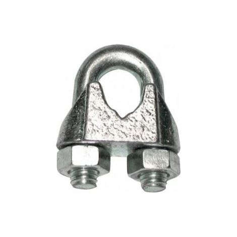 Abrazadera de cable de 8 mm con soporte