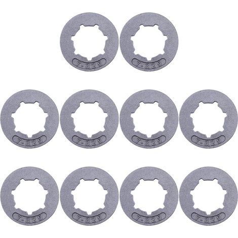 10 pièces de roue dentée d'embrayage de .325-7T de 17 mm pour Stihl 024 026 MS260 MS261 028AV 029 039 034 036 MS250 MS260 MS290 MS390 MS310 MS270 MSMSMS280 Scie à chaîne MSMotorisée (1/5)