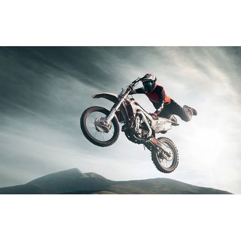 Papier peint panoramique Motocross - 130 cm x 80 cm (1/2)