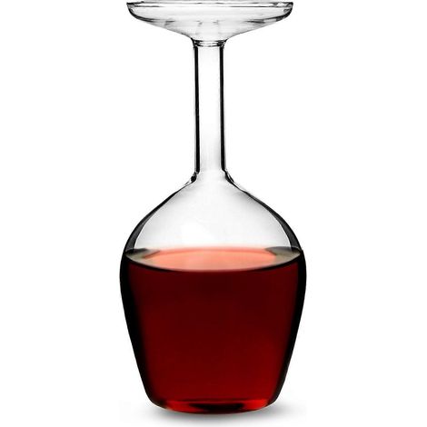 Verre à vin à l'envers 375 ml cadeau original (1/5)