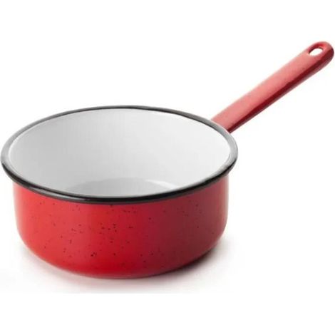 ibili Elegante Rotfarbene Kasserolle 16 cm Emaille