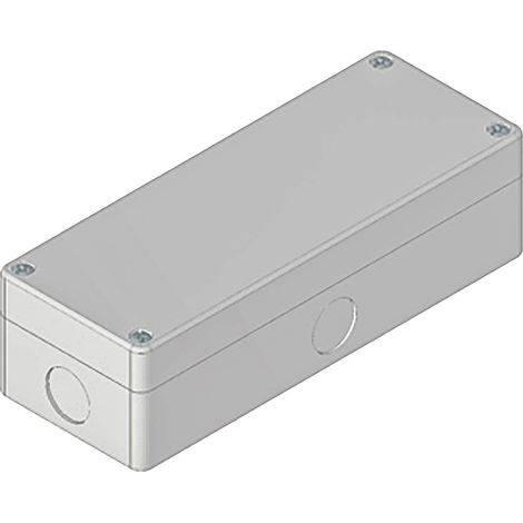 Boîtier de bouton-poussoir, couleur Gris en ABS, diamètre: 22mm ( Prix pour 1 ) (1/2)
