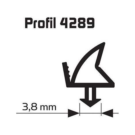 Rebaja Conjunta Negro 25M 4289 Abertura Del Perfil Para Ventanas Y Puertas De Plástico (1/2)