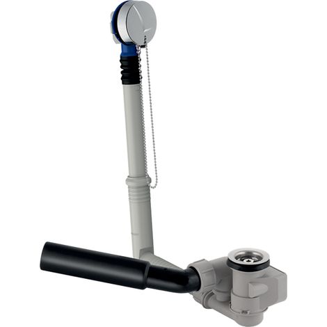 Badewannenablauf mit Stopfen chrom