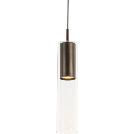 Moderne Pendelleuchte Dunkelbronze für Schienensystem 1-phasig - Iconic Lloyd