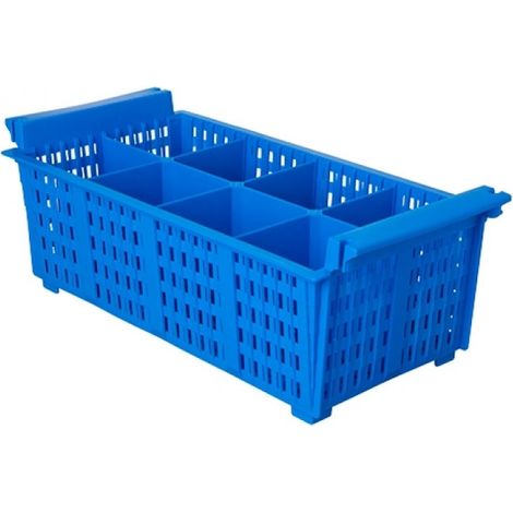 Panier à couverts sans poignées acier - Caterracks (1/3)
