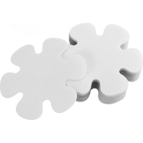 Pegatinas antideslizantes para bañera (20 unidades) - Pegatinas antideslizantes - Seguridad en la ducha - Autoadhesivas - Forma de flor - Material PEVA duradero (1/5)