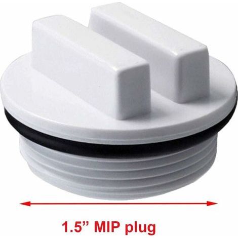 SP1022C winterizing plug and pool filter with O-ring for winterizing pools during the winter season and for most Hayward Pentair pool filters (pack of 2) (1/4)