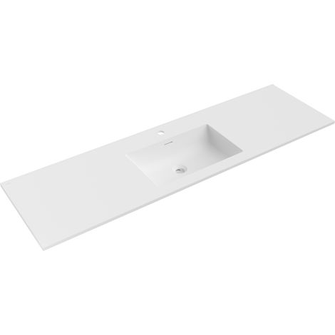 Mexen Otis Einbauwaschbecken 161 x 46,5 cm, weiß matt - 25181601 (1/3)