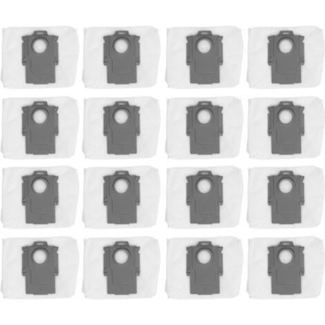 Paquete de 16 bolsas para aspiradora Roborock S8+, S8 Pro Ultra, S7 MaxV Ultra, Q7+, Q7 Max+, Q8 Max+, Q5 Pro+ - Kit de accesorios de repuesto -Crezuo